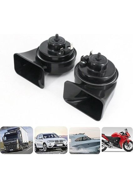 12V 10 Ses Su Geçirmez Müzik Havalı Korna Değiştirme Kiti Kontrol Regülatörü Monitör Salyangoz Trompet Elektrikli Siren Alarmı (Yurt Dışından)