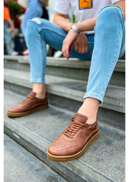 J157 Retro Ortopedik Taban Günlük Cilt Erkek Sneaker Spor Ayakkabı Ctt Taba fırsatları