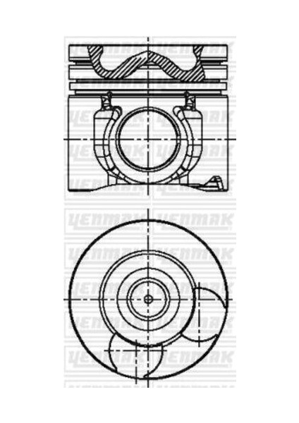 31-04487-000 Pıston Segman Std Stare H1 Sorento 170 Hp D4CB 91 .50 mm 23410-4A924