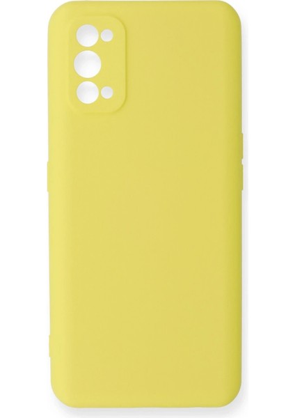 Realme 7 Pro Kılıf Nano Içi Kadife Silikon - Sarı - NEONX4033-2888