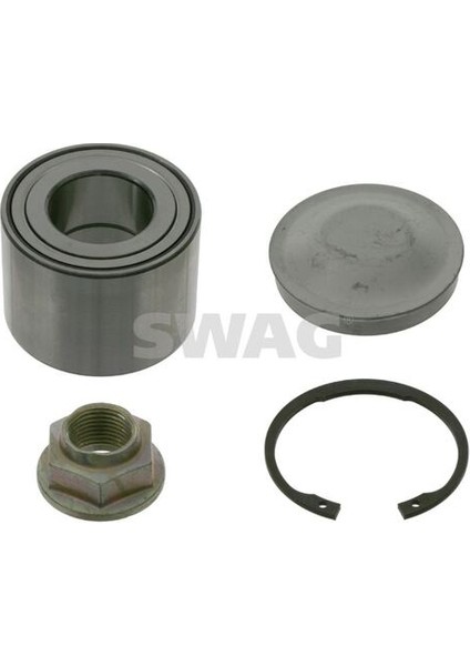 60922864 Tekerlek Rulmanı Takımı Aks Somunlu. Emnıyet Segmanlı ve Toz Kapacıklı Opel