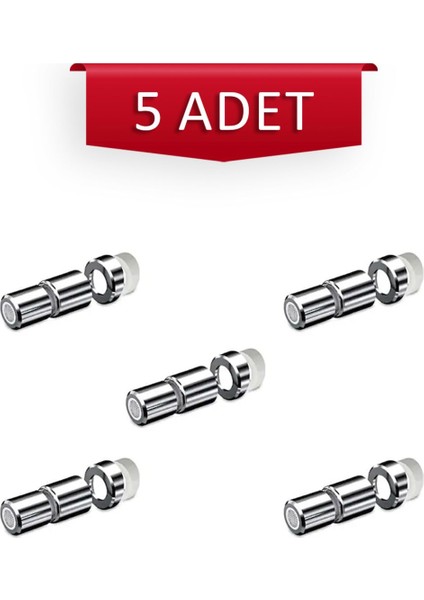 Filtreli Taharet Ucu Pirinç Metal Başlık Taharet Ucu Tüm Klozetlere Uyar Paslanmaz Kararmaz Uc