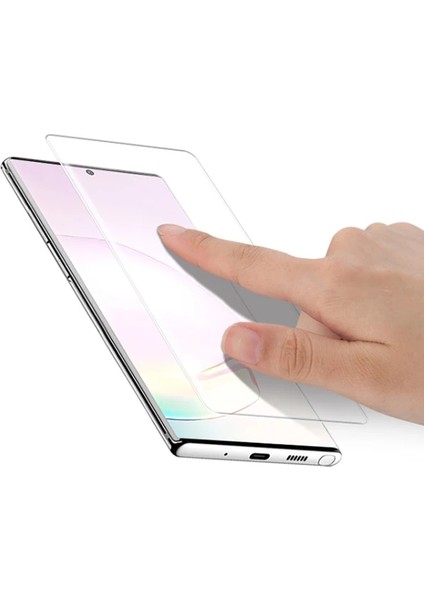 Ally Sm Galaxy Note 20 Full Uv Liquid+Uv Işık 3D Kırılmaz Cam Ekran Koruyucu-(19 - NEONX5494-47 modelleri