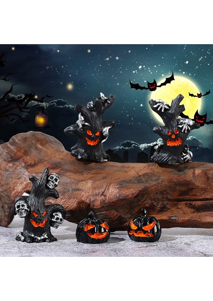 Cadılar Bayramı Aksesuar Ağaç Hayalet Kabak Ağaç Dekorasyon Reçine Aksesuar (Yurt Dışından) fırsatları