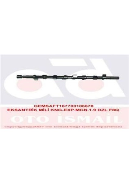 RTKNG01 Eksantrık Mılı Kangoo Expres R19 1.9d F8Q Em