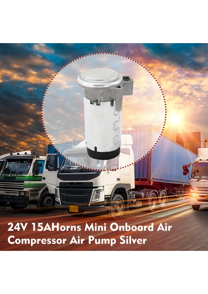 Hava Kompresörü 24V Hava Pompası Havalı Korna Kompresörü Kiti Herhangi Bir Araç Kamyon Kamyon Trenler Yatlar (Yurt Dışından) fırsatları