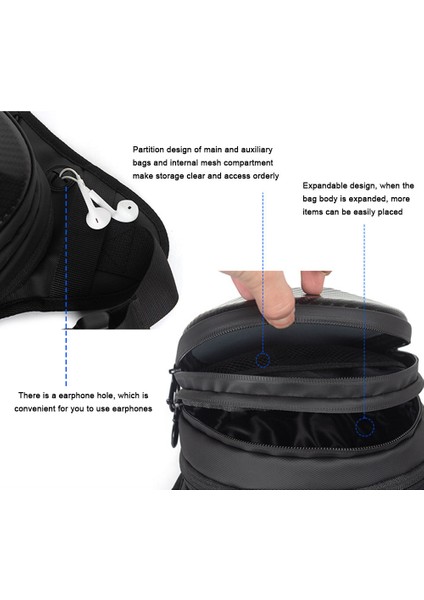 Motosiklet Çantası Su Geçirmez Motosiklet Sürme Bacak Çantası Bel Çantası Motosiklet Yağ Kutusu Çantası Göğüs Çantası Bisiklet Çantası Açık Sürme Çanta (Yurt Dışından) fırsatları