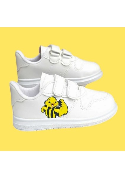 Sarılı Lacivertli Şampiyon Kanaryalı Çocuk Spor Ayakkabı