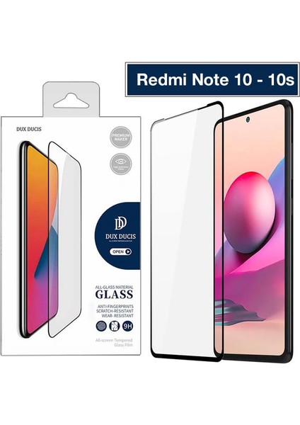 Dux Ducis Full Kaplama Redmi Note 10 Note 10S Cam Ekran KORUYUCU-(1903) - NEONX2383-8434