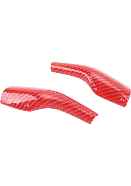 1 Çift Direksiyon Kolu Kapağı Deformasyon Geçirmez Dekoratif Koruyucu Donanım Vites Kolu Kapağı Araç Için Karbon Fiber Stil Kırmızı (Yurt Dışından) fiyatları