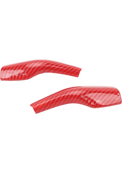 1 Çift Direksiyon Kolu Kapağı Deformasyon Geçirmez Dekoratif Koruyucu Donanım Vites Kolu Kapağı Araç Için Karbon Fiber Stil Kırmızı (Yurt Dışından) modelleri