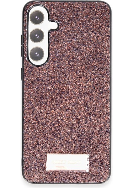 Samsung Galaxy S23 Bright Simli Kapak - Derin Mor - NEONX7097-4930