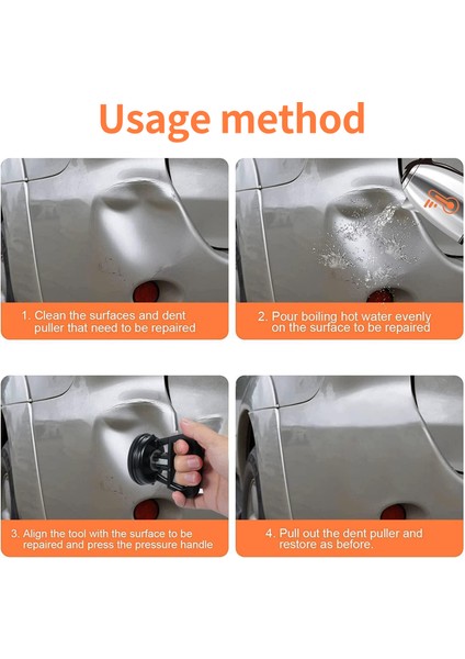 Araba Dent Çektirme, Alüminyum Alaşımlı Göçük Sökücü Aracı Vantuz Dent Çektirme Araba Dent Onarım Için, Cam, Fayans, Aynalar (Altın) (Yurt Dışından)