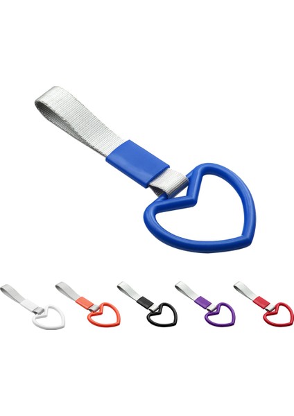 Yüzük Kalp Tren Otobüs Kolu El Kayışı Drift Charm Askı Drift (Yurt Dışından)