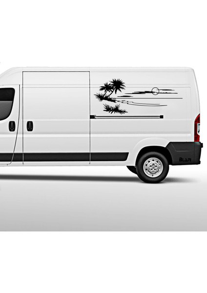 Büyük Boy Plaj Macera Araba Sticker Rv Camper Evrensel Vücut Sticker Rv Araba Dekoratif Camper Süslü Çıkartmalar Otomatik Vücut Pencere Çıkartmaları (Yurt Dışından) modelleri