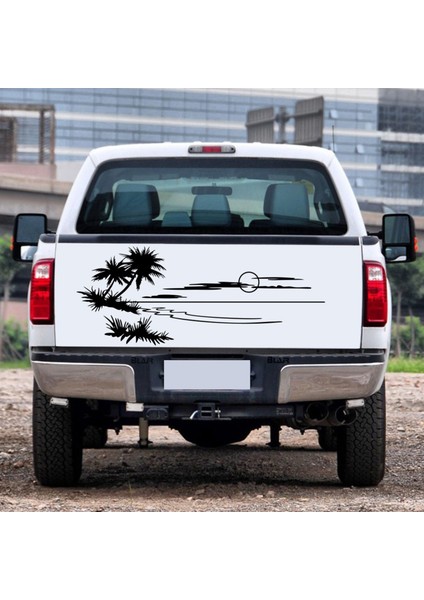 Büyük Boy Plaj Macera Araba Sticker Rv Camper Evrensel Vücut Sticker Rv Araba Dekoratif Camper Süslü Çıkartmalar Otomatik Vücut Pencere Çıkartmaları (Yurt Dışından) fırsatları