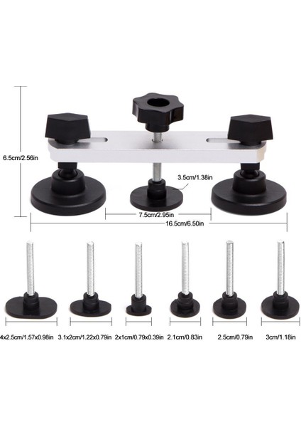 Köprü Dent Çektirme Setleri Paintless Göçük Kaldırma Onarım Aracı ile 6 Adet Tutkal Çektirme Sekmeler Için Otomatik Göçük Kaldırma Küçük Ezik Kapı Dings ve Dolu Hasar (Yurt Dışından) fiyatları