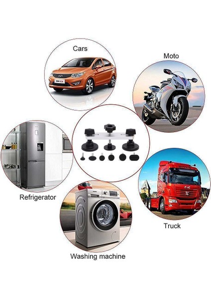 Köprü Dent Çektirme Setleri Paintless Göçük Kaldırma Onarım Aracı ile 6 Adet Tutkal Çektirme Sekmeler Için Otomatik Göçük Kaldırma Küçük Ezik Kapı Dings ve Dolu Hasar (Yurt Dışından) fırsatları