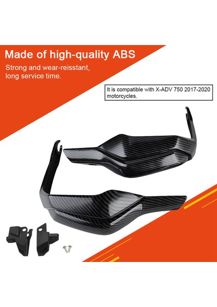 Motosiklet Handguards El Kalkanı Koruyucu Plastik El Muhafızları Cam Değiştirme X-Adv 750 2017-2020 (Yurt Dışından) fırsatları