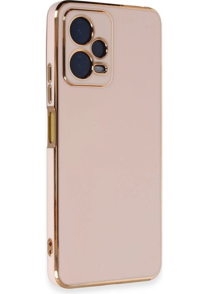 Xiaomi Redmi Note 12 Pro 5g Kılıf Volet Silikon - Pembe - NEONX5473-6368