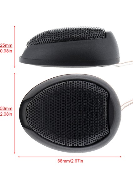 Araç Ses Sistemi Için Evrensel 2 Adet 1000W Yüksek Verimli Mini Dome Tweeter Hoparlörler (Yurt Dışından) modelleri