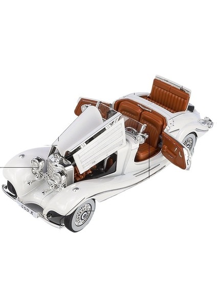 1/24 Ben 500K Alaşım Araba Modeli Ses Geri Çekin Araba Modeli Süsleri (Yurt Dışından)