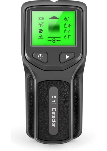 Saplama Bulucu Duvar Tarayıcı - 5 In 1 Saplama Dedektörü Yüksek Çözünürlüklü LCD Ekran, Ahşap Ac Tel Metal Çiviler Algılama (Yurt Dışından)