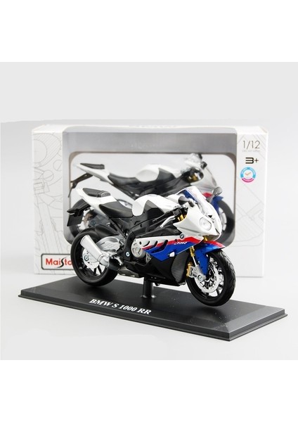 Maisto Simülasyon Motosiklet Modeli Bmw S1000RR Mavi ve Beyaz 32702 (Yurt Dışından)
