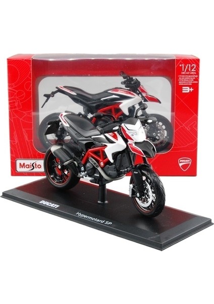 Maisto Simülasyon Motosiklet Modeli Ducati Hypermotard Sp Kırmızı ve Beyaz 32716 (Yurt Dışından)