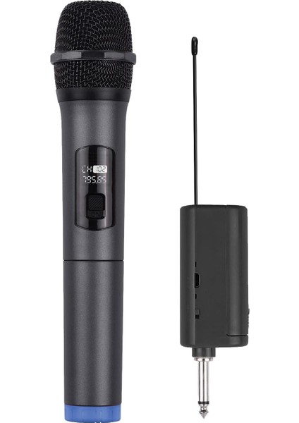 Profesyonel Kablosuz Mikrofon Dinamik Mikrofon Taşınabilir Mini Alıcı Için 6.35MM Fiş Karaoke Konuşma Toplantı Sahne Performansı Wn-01