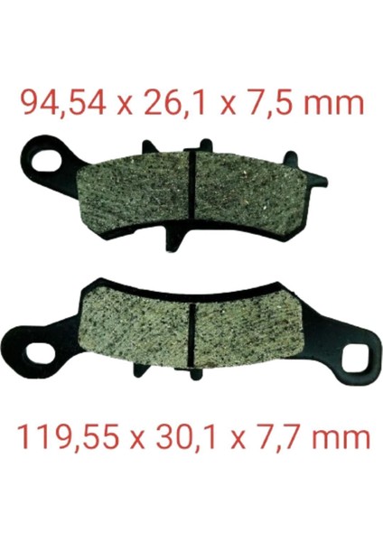 Tvs Ön Fren Disk Balatası FA258 Fiero-Kawasaki Kx 85