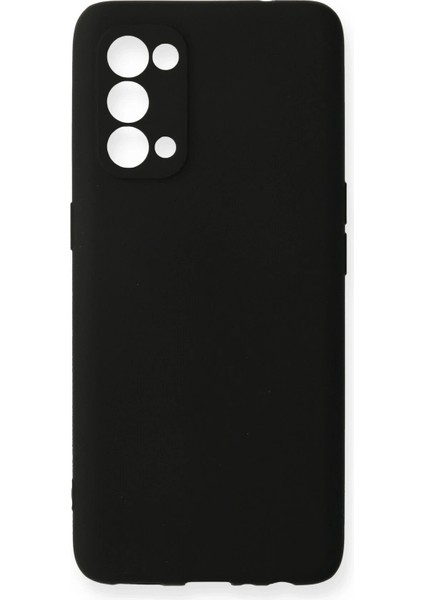 Oppo Reno 5 Pro Kılıf First Silikon - Siyah - NEONX5830-8344
