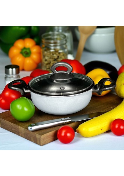 Gri Mini Sos ve Mama Tenceresi, Kullanışlı ve Şık Tasarım ile Ideal Seçim fiyatları
