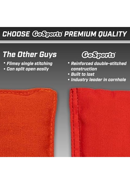Cornhole Resmi Fasulye Torbası Oyun Torbaları, 4 Lü Set, Tüm Hava Koşullarına Uygun, Renkleri Karıştırın ve Eşleştirin fiyatları
