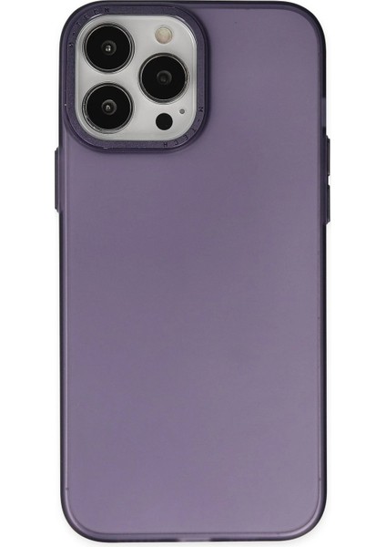 iPhone 13 Pro Kılıf Modos Metal Kapak - Derin Mor - NEONX2379-2771