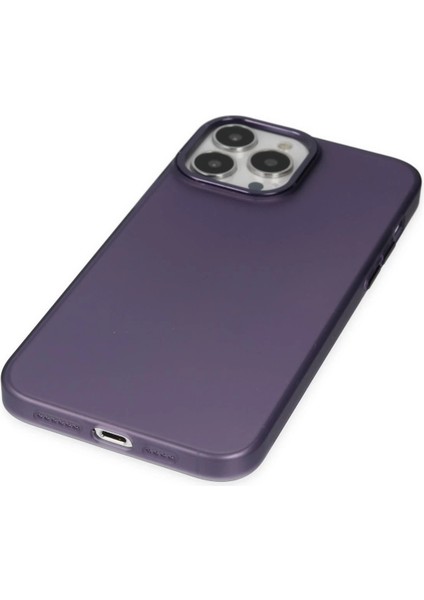 iPhone 13 Pro Kılıf Modos Metal Kapak - Derin Mor - NEONX2379-2771 fırsatları