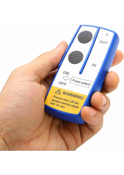 Evrensel 12V 50FT Kablosuz Konsol Vinç Uzaktan Kumanda Kiti Jeep Atv Suv Için (Yurt Dışından)