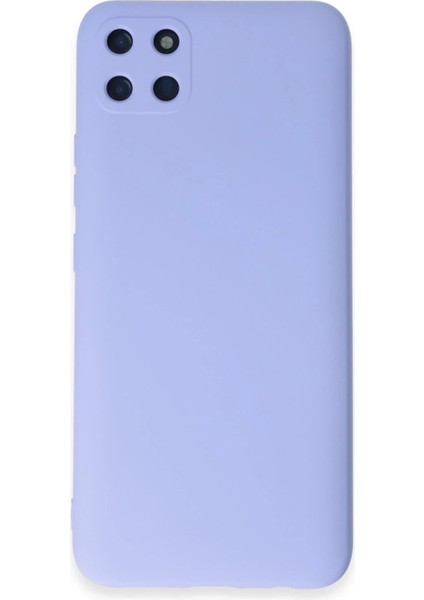 Realme C11 Kılıf Nano Içi Kadife Silikon - Lila - NEONX5773-5169