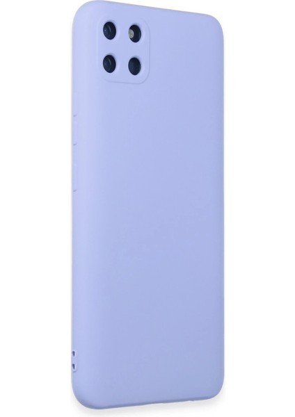 Realme C11 Kılıf Nano Içi Kadife Silikon - Lila - NEONX5773-5169