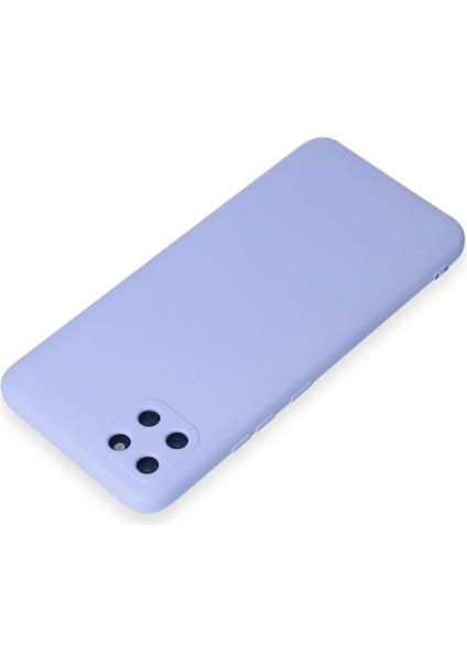 Realme C11 Kılıf Nano Içi Kadife Silikon - Lila - NEONX5773-5169