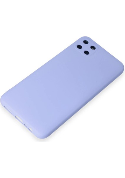 Realme C11 Kılıf Nano Içi Kadife Silikon - Lila - NEONX5773-5169