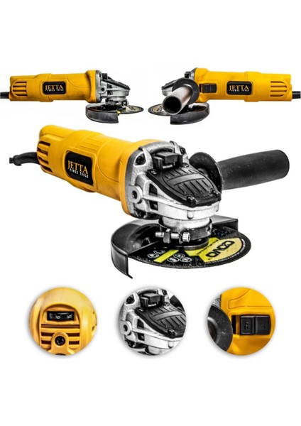 2000W Devirli Çift Metal Taşlama Makinesi 125 Mm, Güç ve Performans