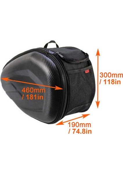 Motosiklet Heybe Döngüsü Yan Çanta Evrensel Arka Depolama Organizatör 36-58L Su Geçirmez Kapaklı (Yurt Dışından) fiyatları