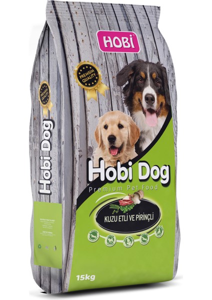 Hobidog Kuzu Etli Yetişkin Köpek Maması 15KG