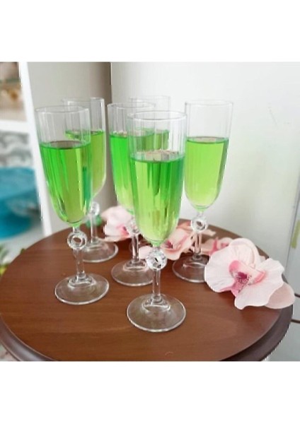 Şık 150CC Flüt Kadeh Seti, 6'lı Paket, Zarif ve Kaliteli Tasarım modelleri