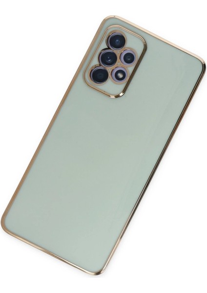 Samsung Galaxy A52 Kılıf Volet Silikon - Açık Yeşil - NEONX4085-8110