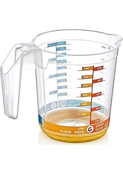 Beyaz 1000 ml Damla Ölçü Kabı, Hassas Sıvı Ölçüm Araçları