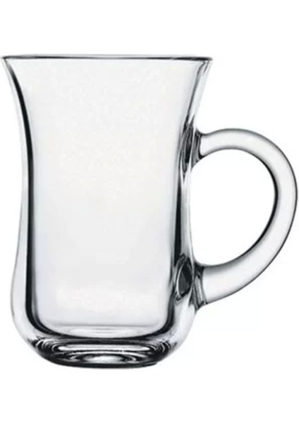 Şık Beyaz 6'lı Kulplu Çay Bardağı Seti, Keyifli Anlar Için Ideal fiyatları