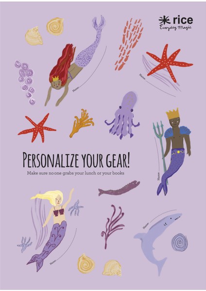 Stickers Lunchbox - Denizkızı