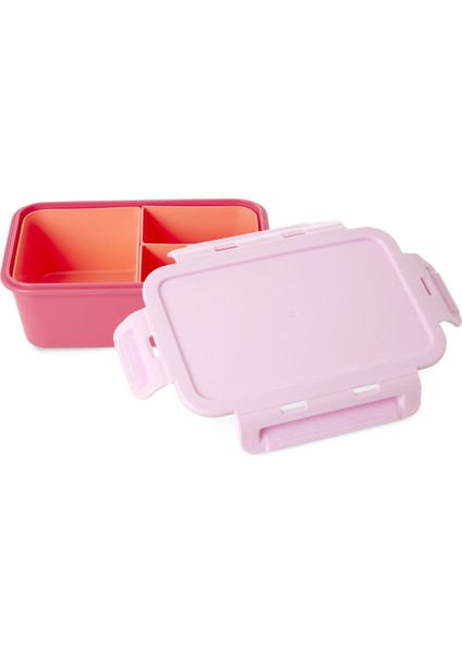 Plastik Lunchbox - Pembe ve Açık Kırmızı